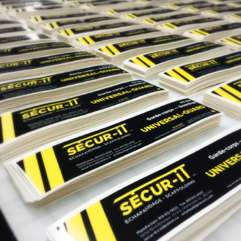 Sécur-IT product identification decals
